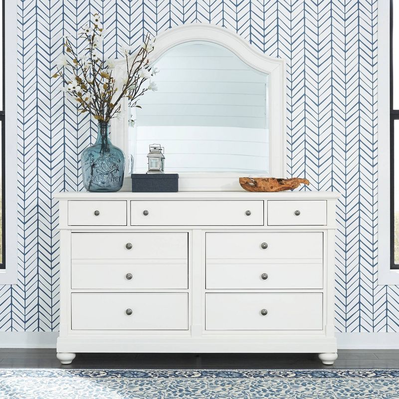 Harbor View II Mirror Linen - Liberty Furniture