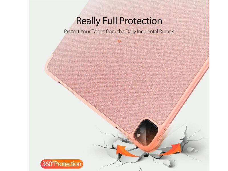 Leather Case for Pro 12.9 2020/2018,Trifold Smart Case with Auto Sleep/Wake,Slim Cover with Stand Pen Holder Soft TPU Back Cover,Support wireless Charging