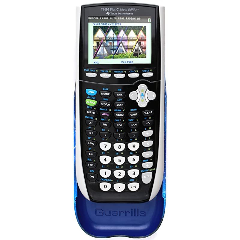 Hard Slide Case-Cover for TI-84 Plus, TI 84-Plus C Silver Edition, TI-89 Titanium Graphing Calculator, Galaxy