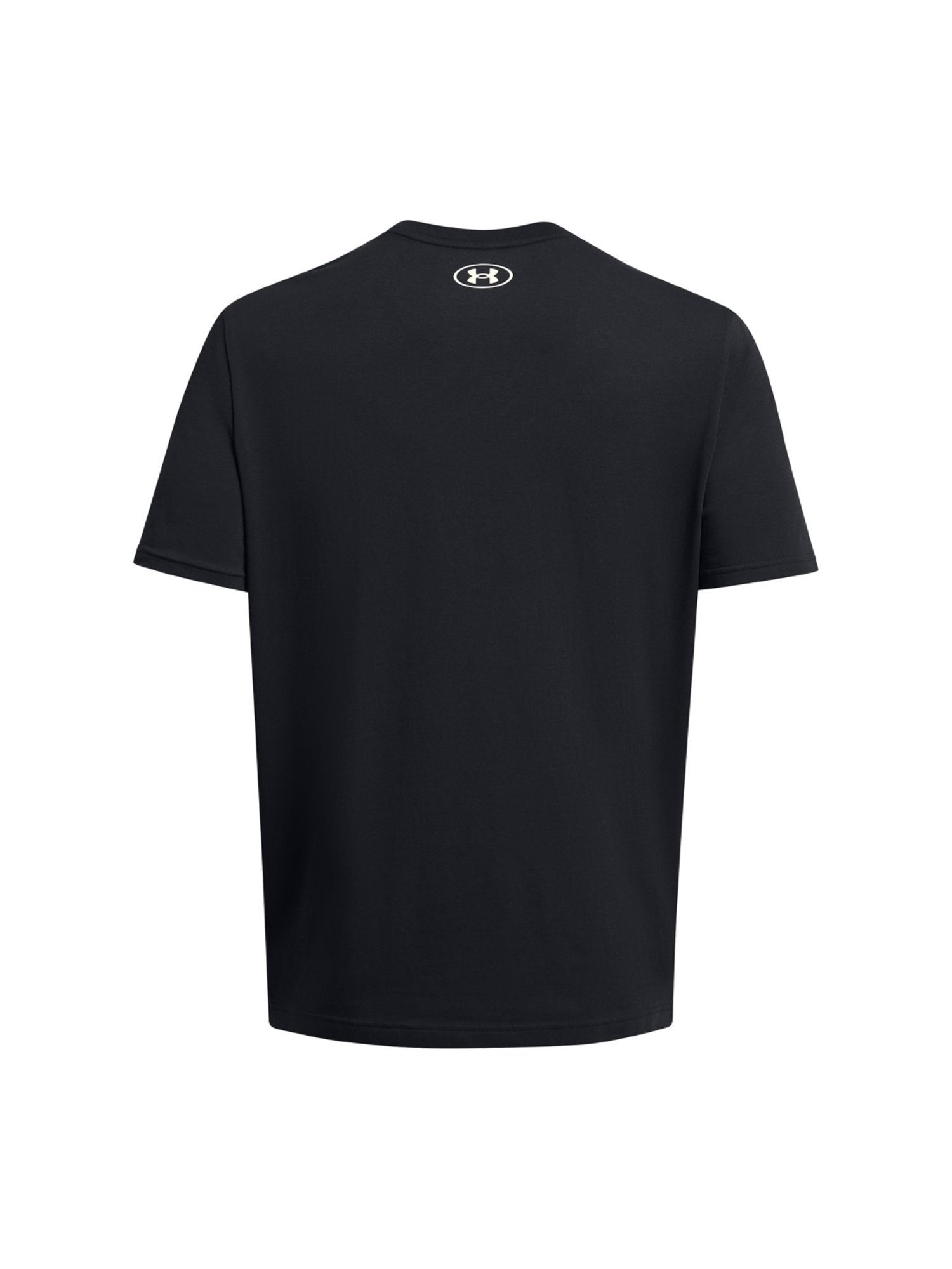 Under Armour Black Cotton Slim Fit Printed T-Shirt