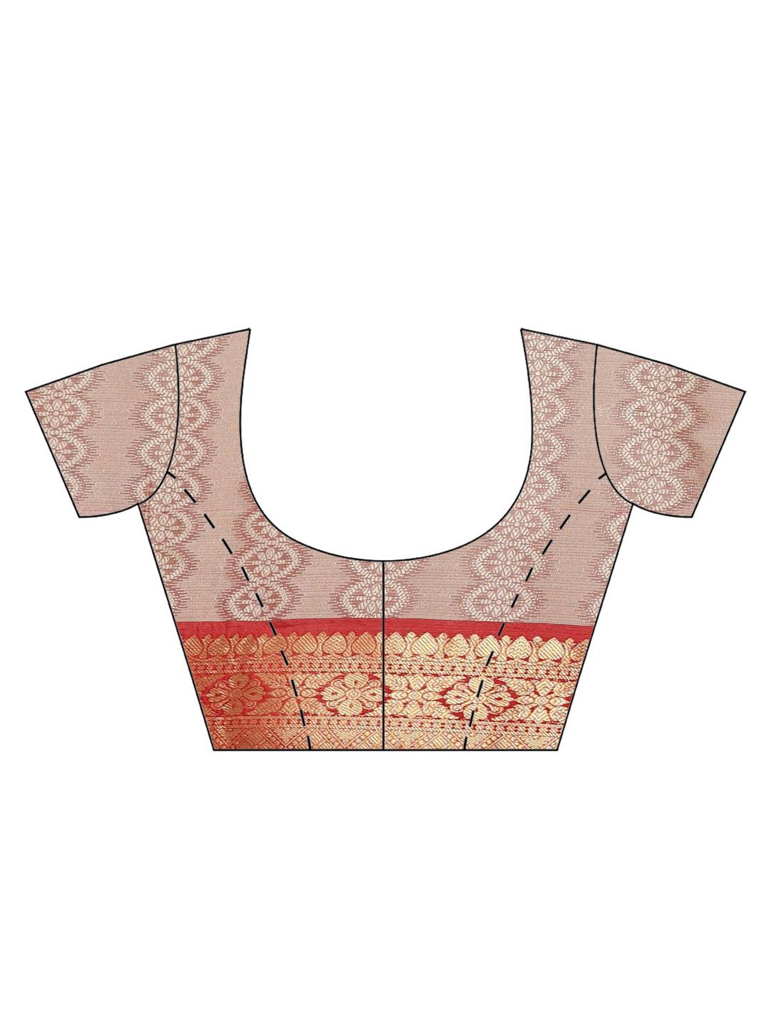 Banarasi Silk Works  Woven Saree with Blouse