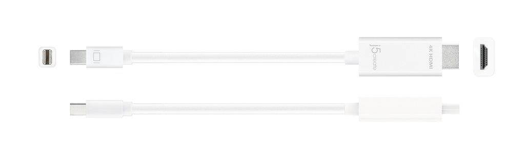 j5create Mini DisplayPort to 4K HDMI Cable