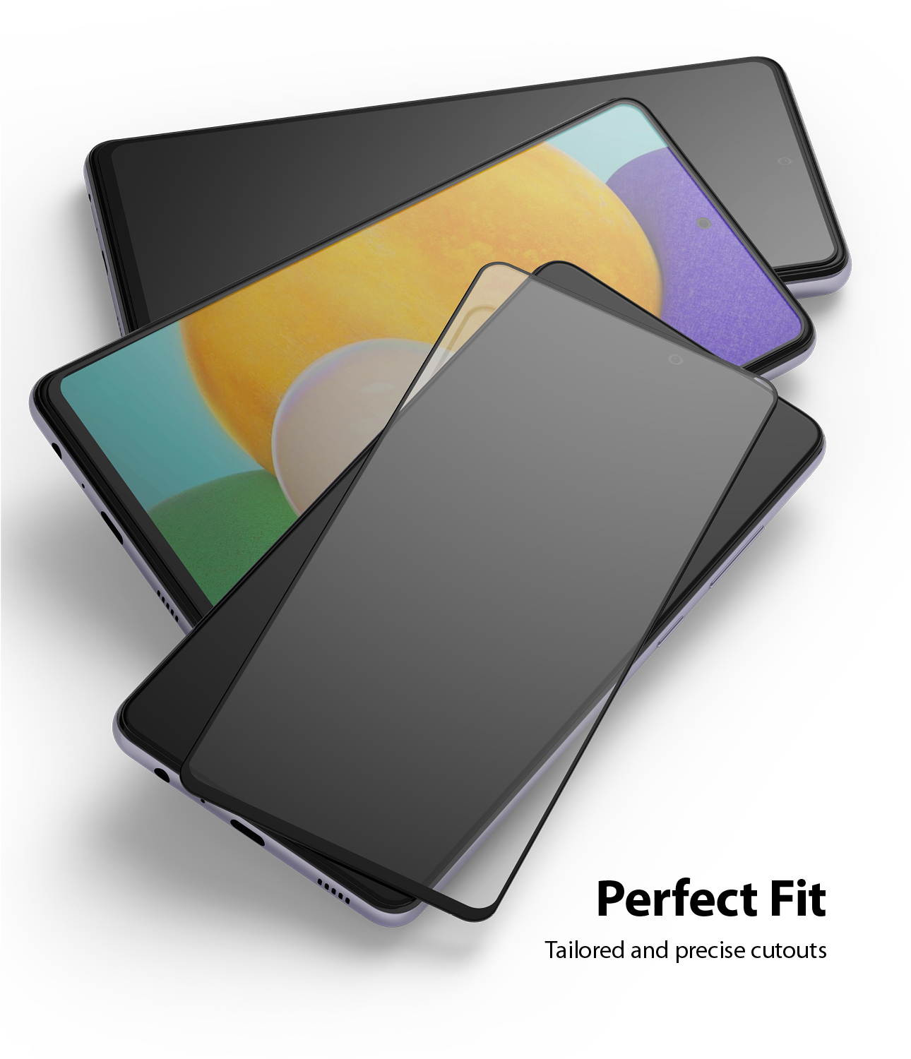 Ringke Invisible Defender Tempered Glass Screen Protector Compatible with Samsung Galaxy A52 5G