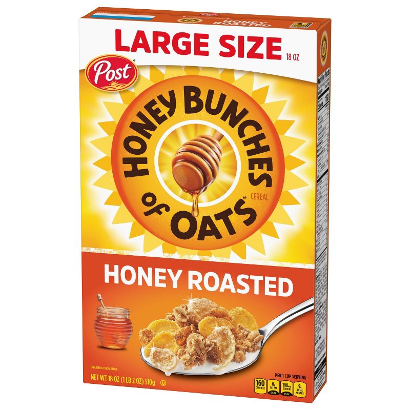 Honey Bunches of Oats Honey Roasted Oat Breakfast Cereal - 18oz - Post