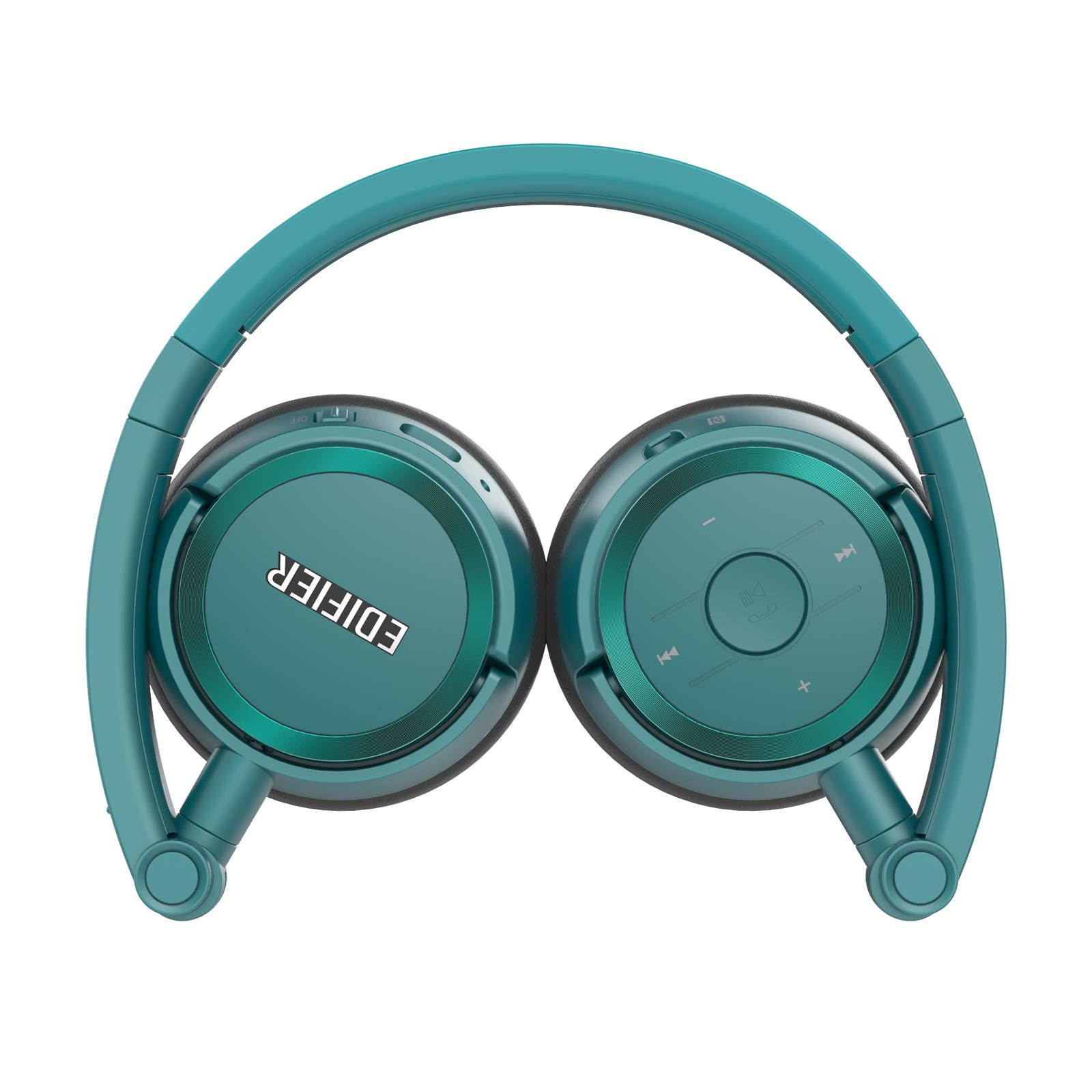 Edifier W675BT On-ear Bluetooth v4.1 Headphones Foldable with NFC Connect 40mm Drivers - Blue