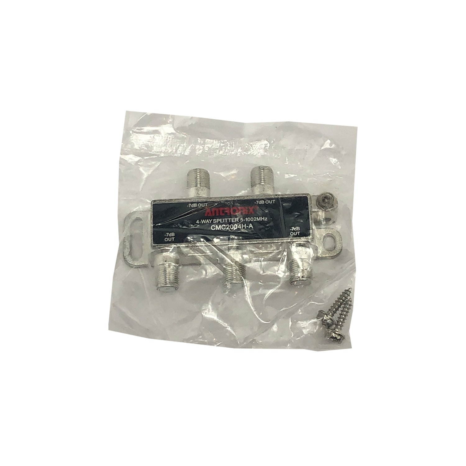 Antronix CMC2004H 4-Way- (3) Pack - Horizontal Splitter (4) 7db Ports 5-1002 MHz