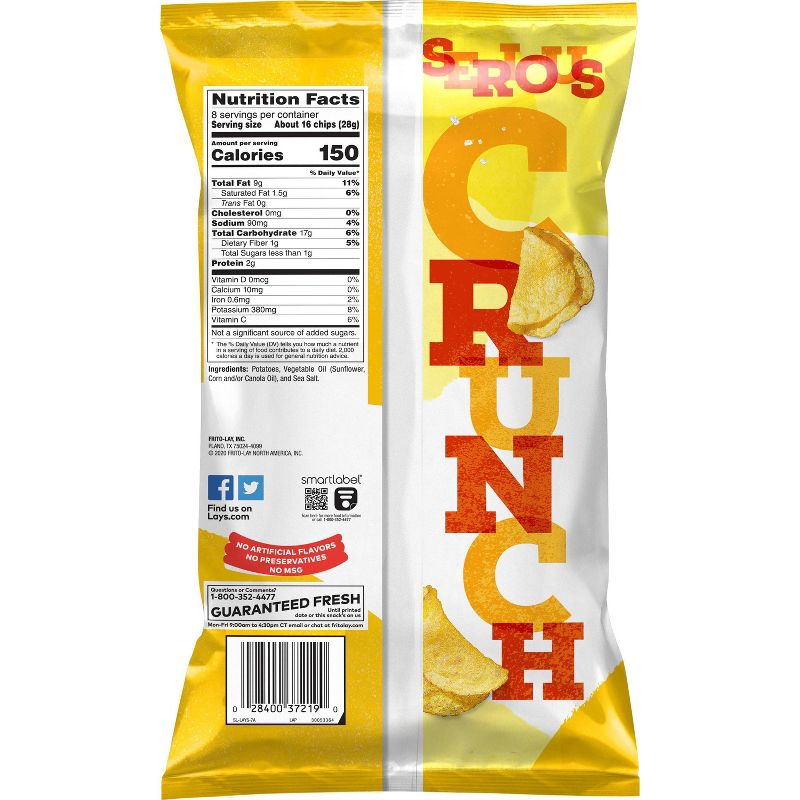 Lay's Kettle Cooked Original Potato Chips - 8.0oz