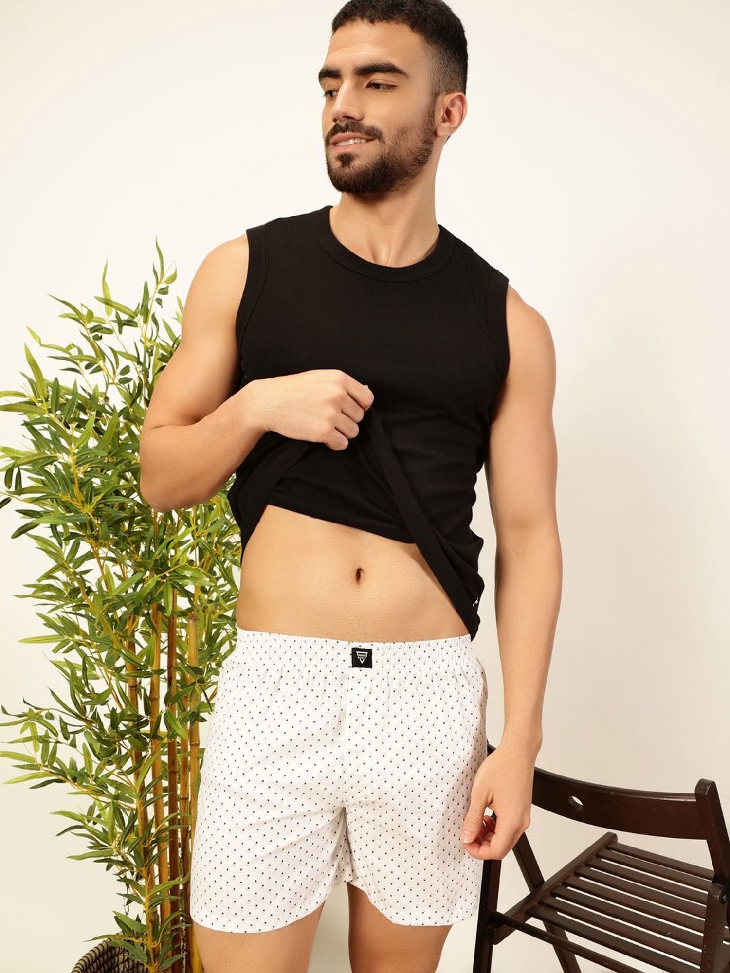 Thomas Scott Multicolored Regular Fit Printed Boxers - Pack Of 2