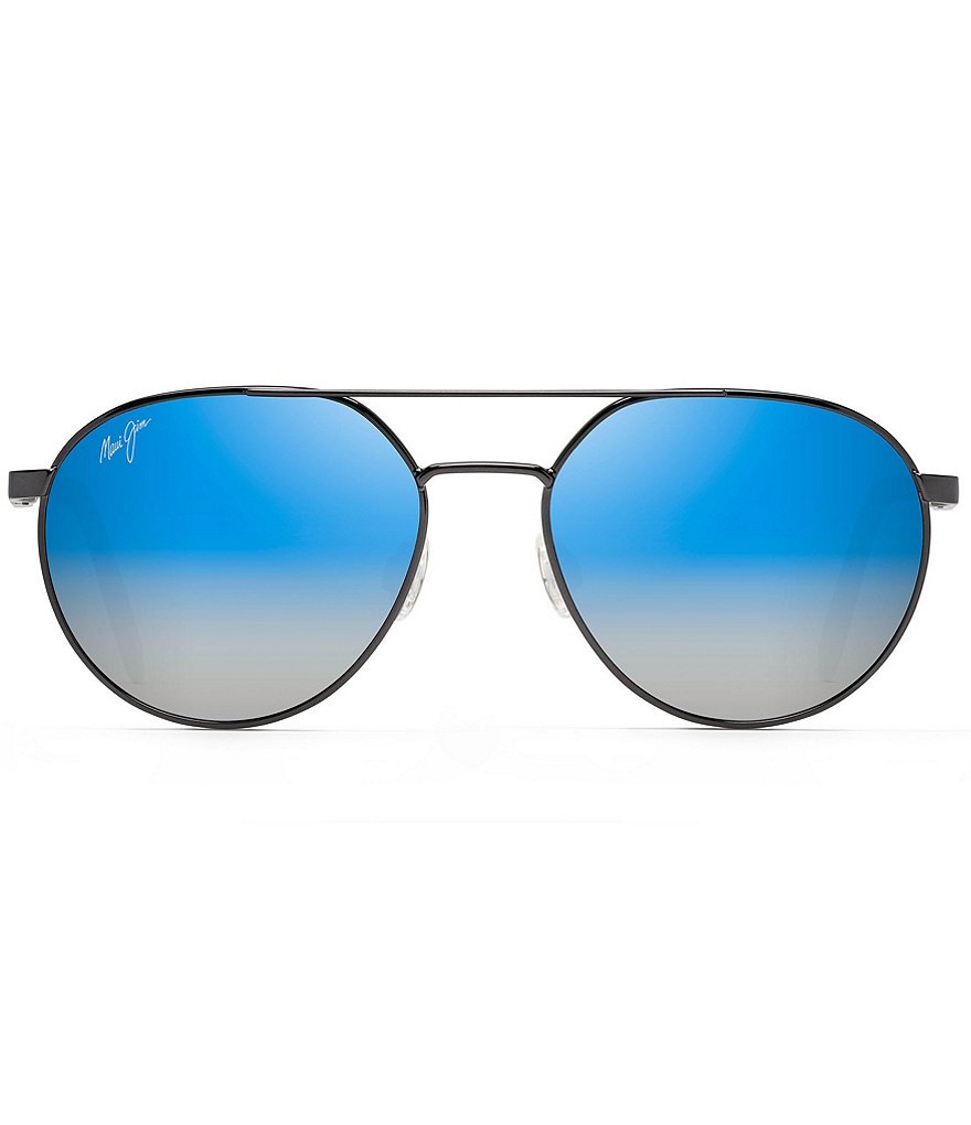 Maui Jim Waterfront PolarizedPlus2&reg; Round 55mm Sunglasses