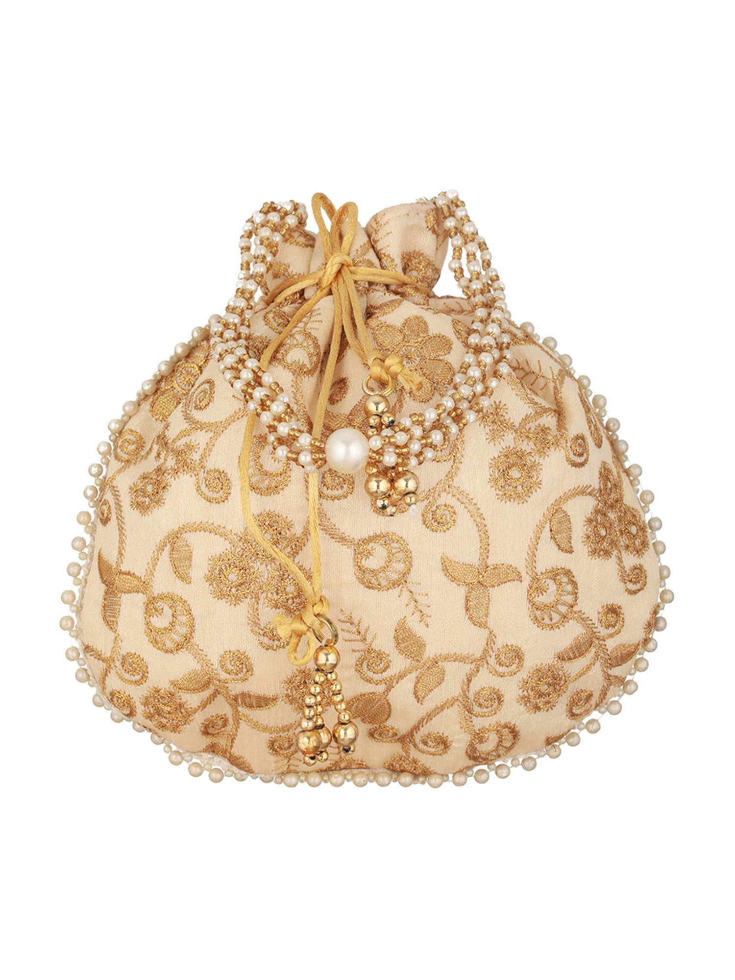 Aatmana Golden Embellished Small Potli