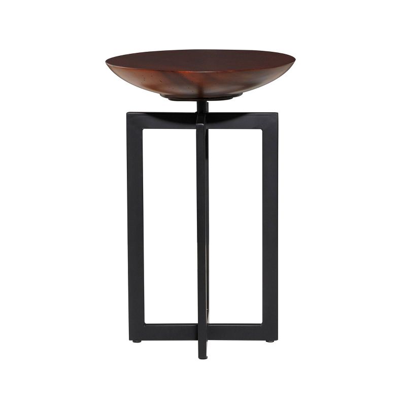 Contemporary Wood Accent Table Brown - Venus Williams Collection