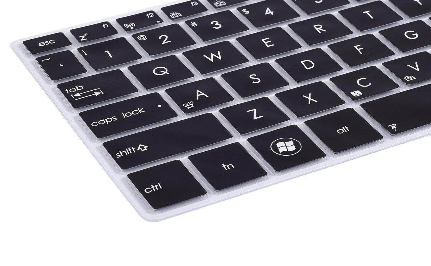 2PCS Keyboard Cover for ASUS UX301LA UX302LG UX303LA UX303LB UX303LN UX303UA UX303UB UX305 UX305CA UX305FA UX305LA UX306UA UX330CA UX330UA UX42 Q302LA Q302UA Q304UA Q324UA/14 ASUS UX410UA UX430UA