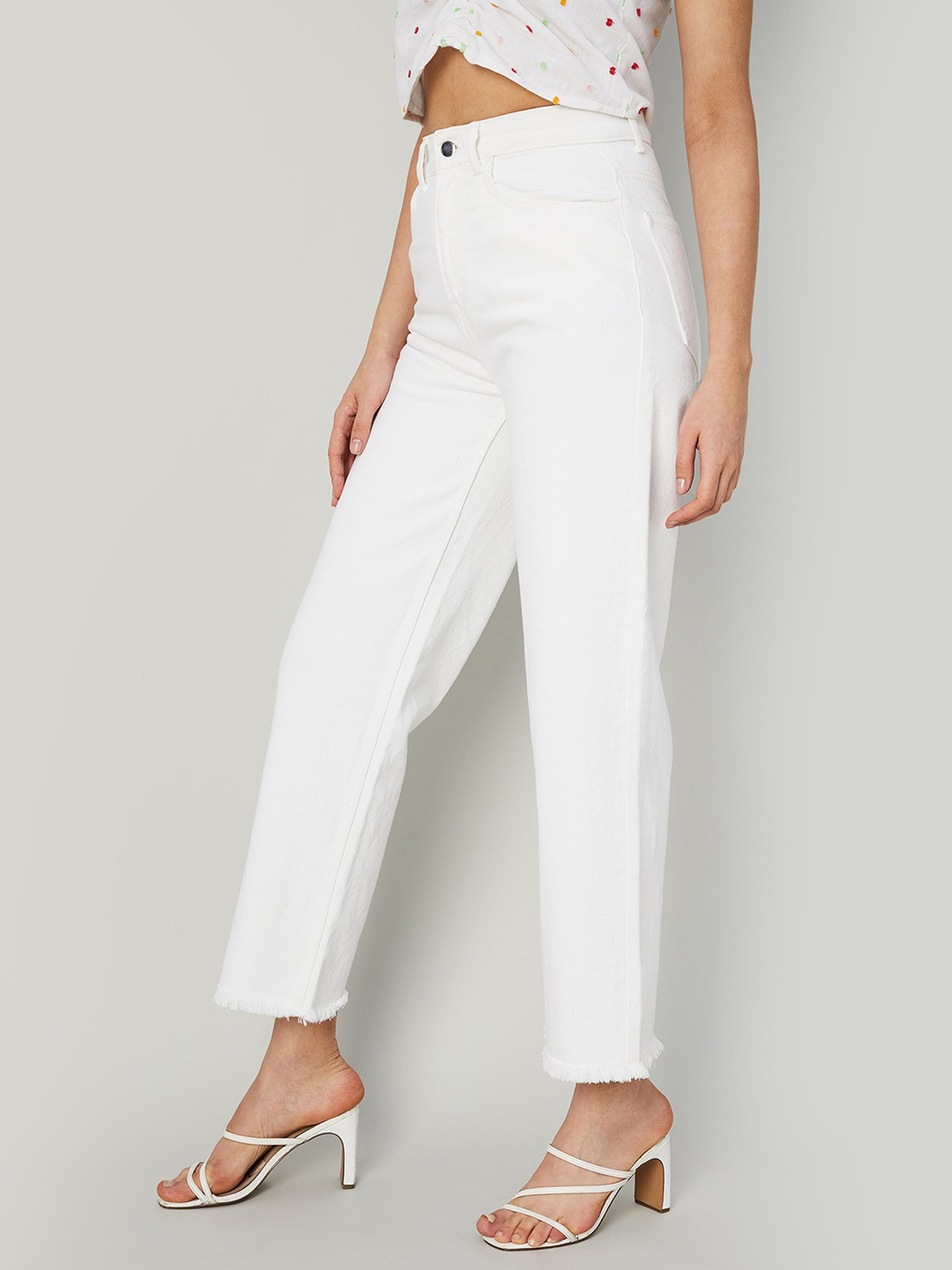 KENDALL + KYLIE Black Mid Rise Bootcut Pants