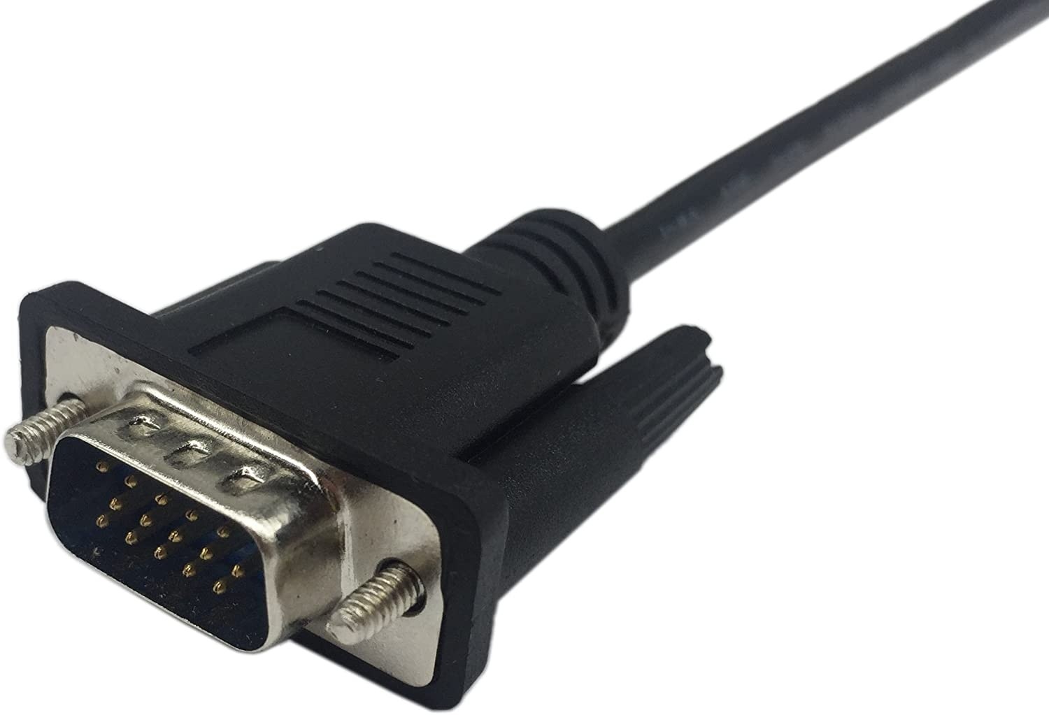 1ft VGA SVGA 15 Pin HD15 Male to Male Adapter Video Monitor Cable for PC Laptop TV Porjector(mm)