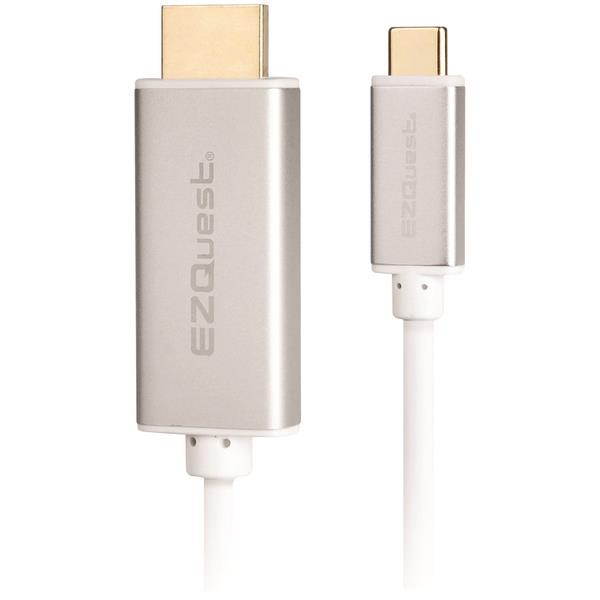 EZQuest X40095 USB-C/Thunderbolt 3 to HDMI 4K 60Hz Male Cable, 6.6ft