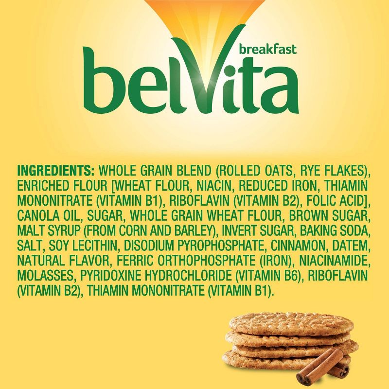 belVita Cinnamon Brown Sugar Breakfast Biscuits - 5 Packs