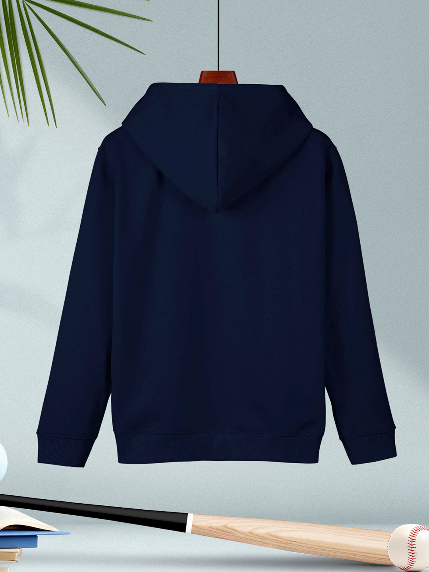 HELLCAT Kids Navy Printed Full Sleeves T-Shirt