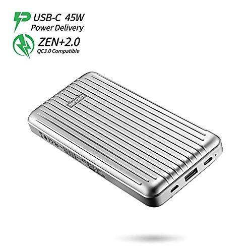Zendure A6PD 20,100 mAh Portable Charger with USB-c input/output - Silver
