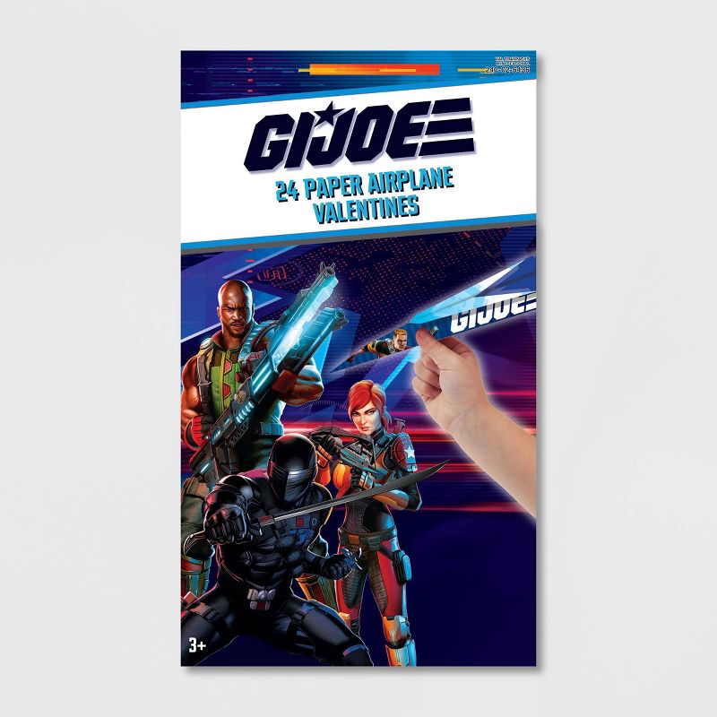 GI Joe 24ct Paper Airplanes Valentines