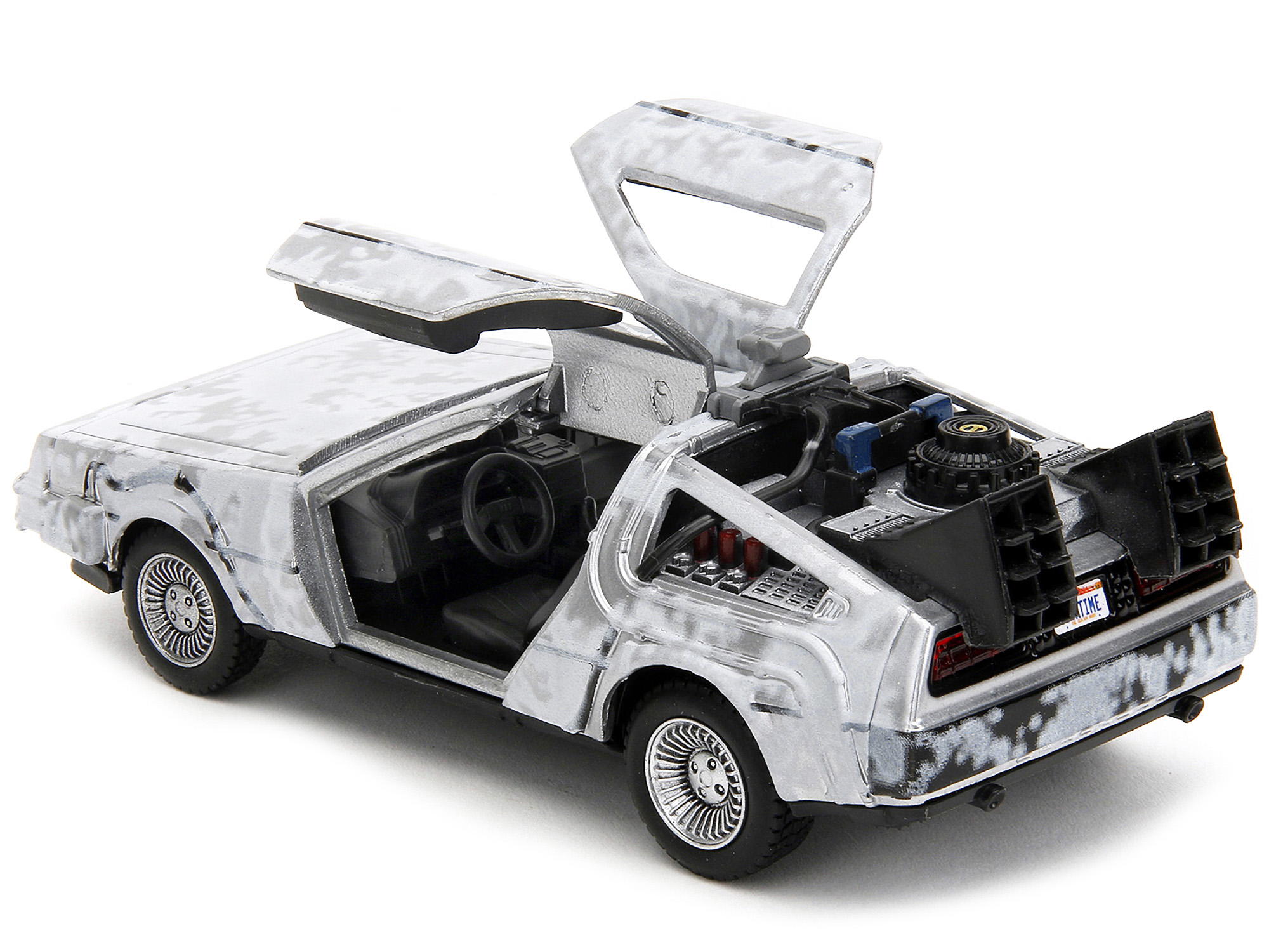 DMC DeLorean Time Machine with Doc Brown Figure "Back to the Future" (1985) Movie Diecast Model Car by Corgi