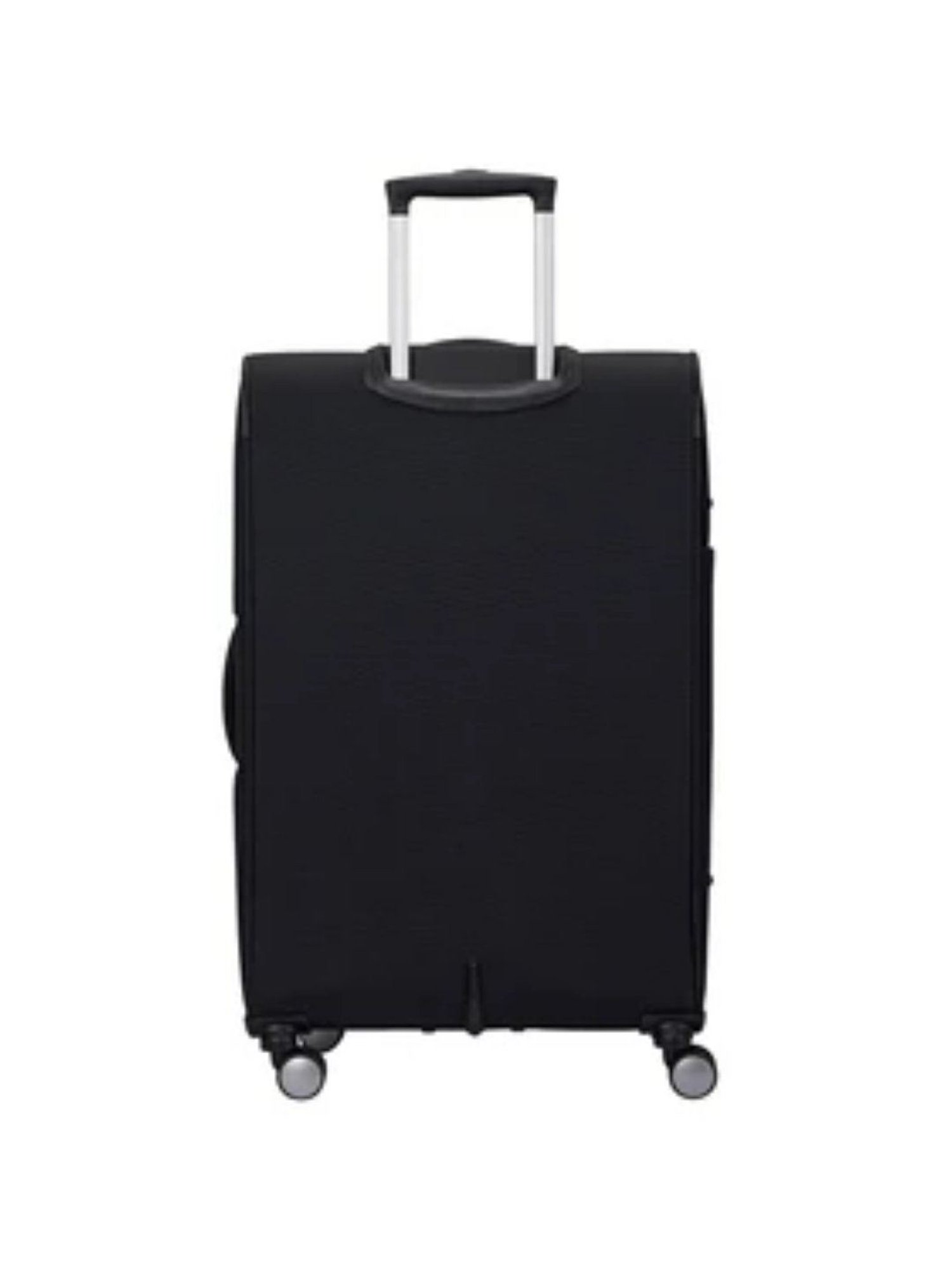 Carriall Black 4 Wheel Large Soft Cabin Trolley Set of 2 - 79 cm