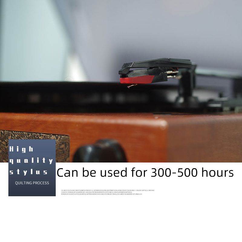 Desk Statics Vinyl Record Player, classics music Turntable Dust cover Bluetooth Phonograph 2 speaker