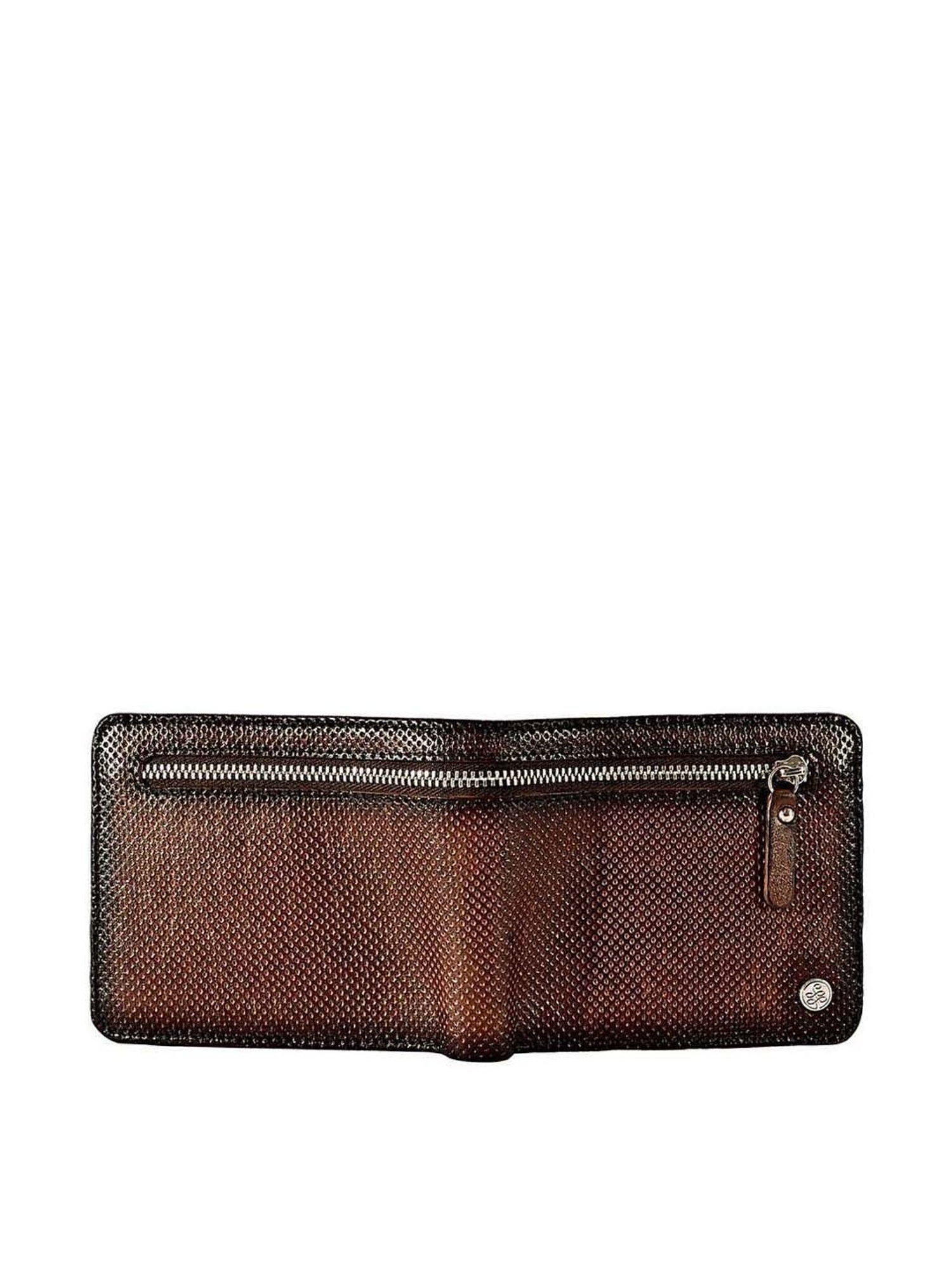 Eske Rory Tan Casual Leather Bi-Fold Wallet for Men