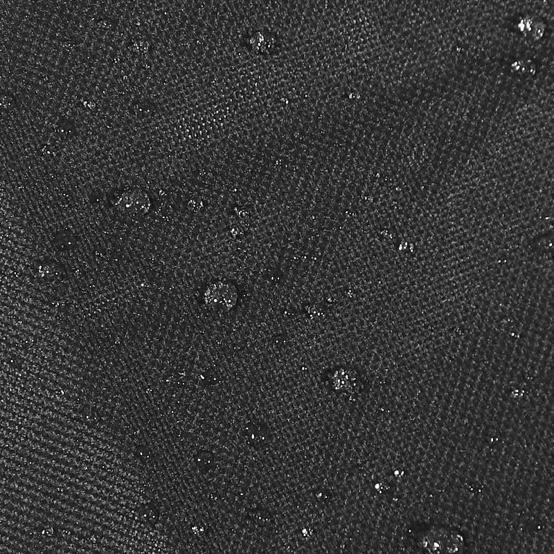 Sunnydaze Outdoor Heavy-Duty Weather-Resistant PVC and 300D Polyester Round Fire Pit Cover with Drawstring and Toggle Closure - 30" - Black