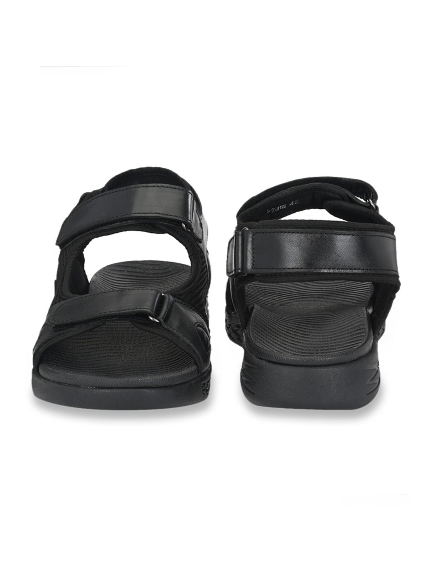 Delize Men's Black Floater Sandals
