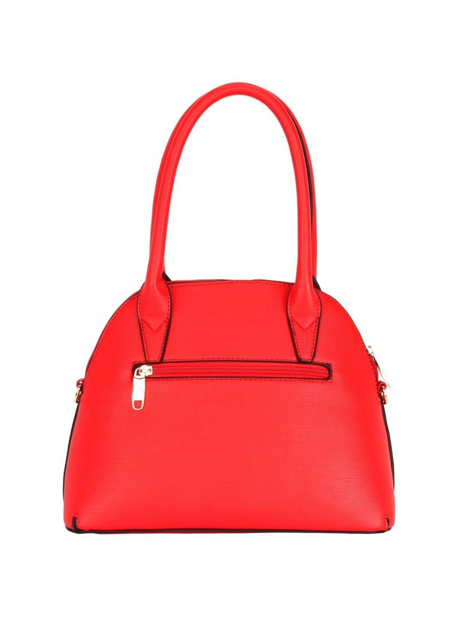 Lavie Ketamine Red Solid Medium Handbag