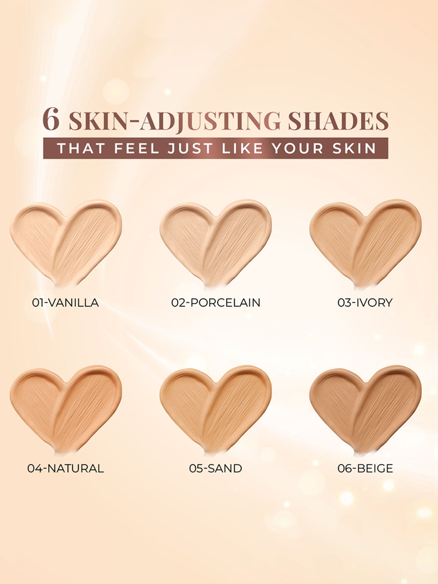 JUST HERBS Serum Foundation SPF 30+ 01-Vanilla - 30 ml