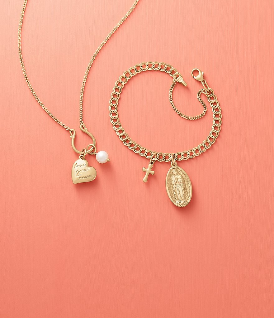 James Avery 14K Gold Virgin of Guadalupe Charm