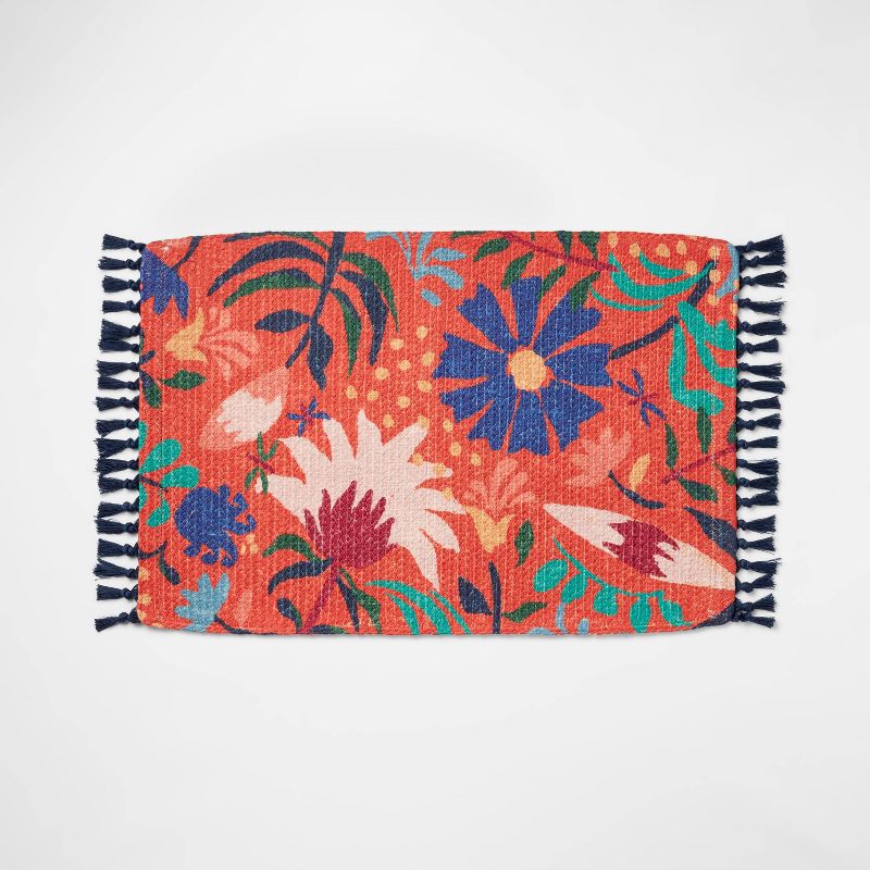 34" x 20" Floral Braided Rug - Opalhouse™