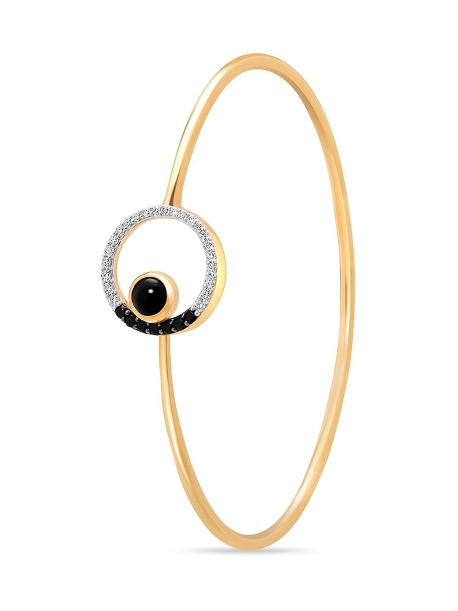 Candere by Kalyan Jewellers BIS Hallmark 18K Yellow Gold and Certified Diamonds Bracelet