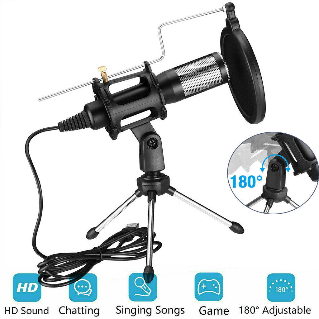 Ochine USB Microphone Condenser Microphone Computer Microphone Conference Voice For PS4 Game Special Microphone USB MIC Without Battery