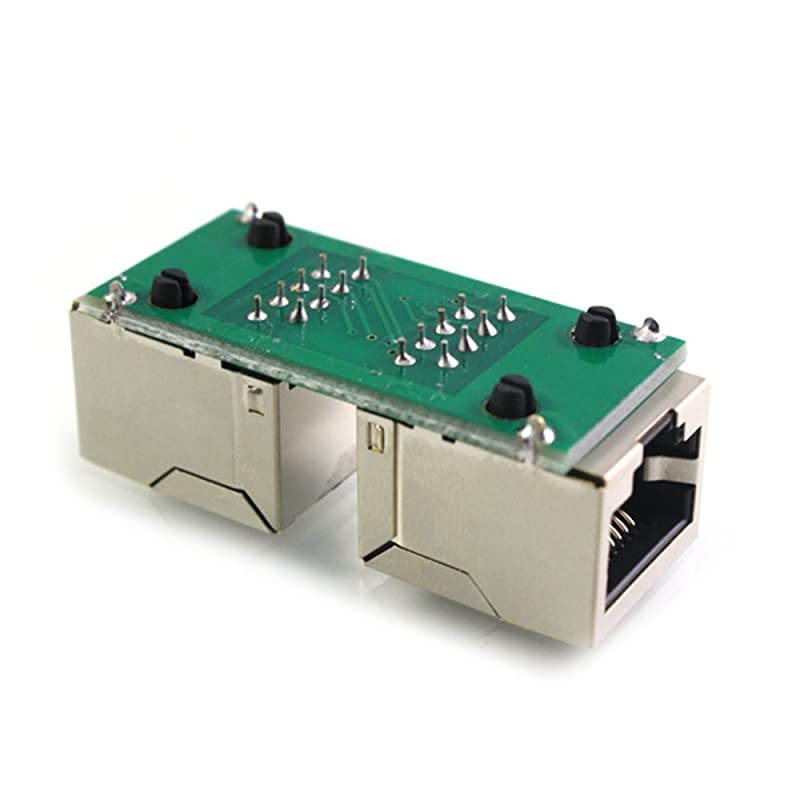 RJ45 Coupler inLine Coupler Cat6 Cat5e Cat5 Ethernet Cable Extender Adapter Female to Female 5 Pack