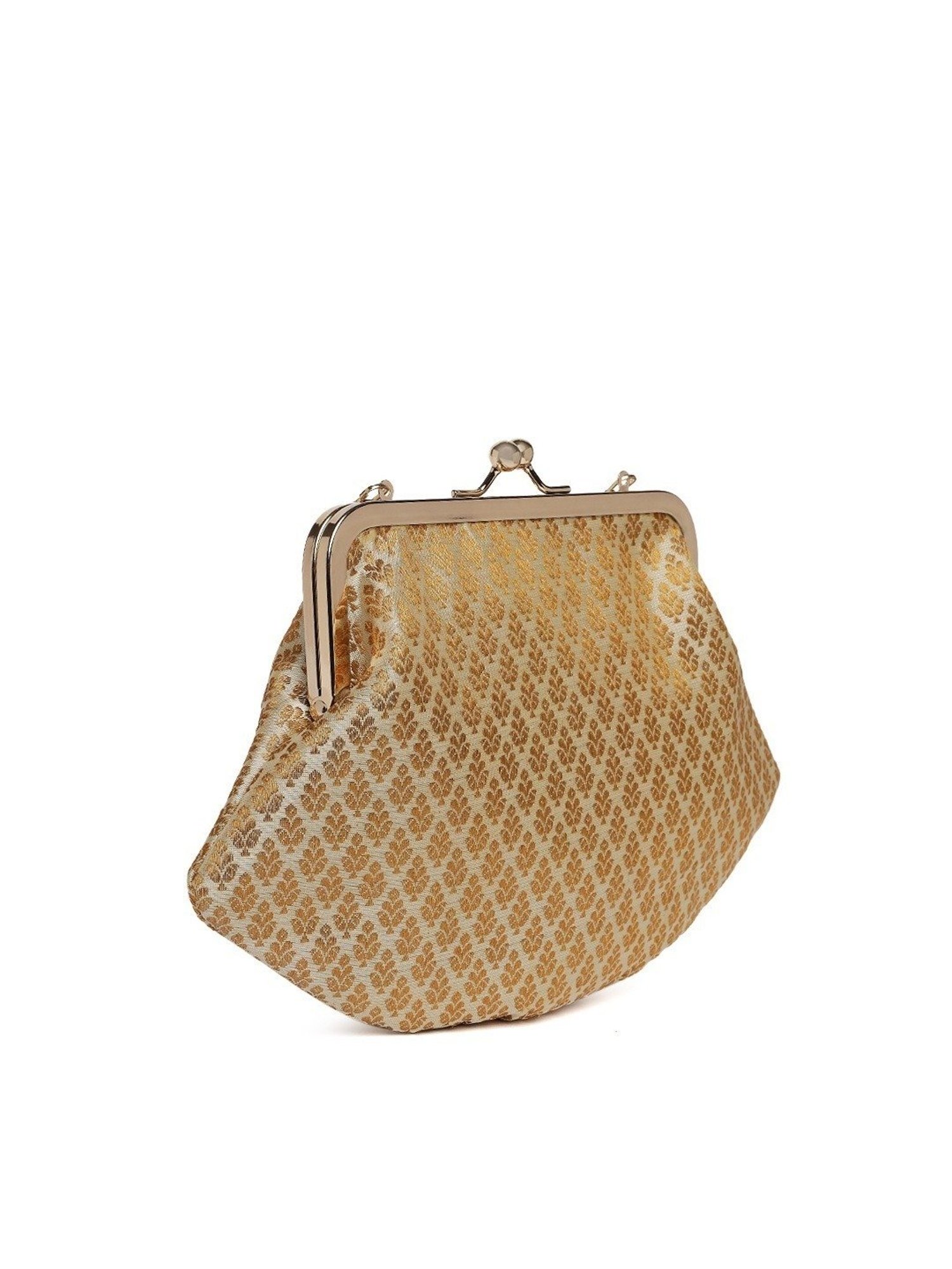 Tarini Nirula Golden Printed Small Clutch