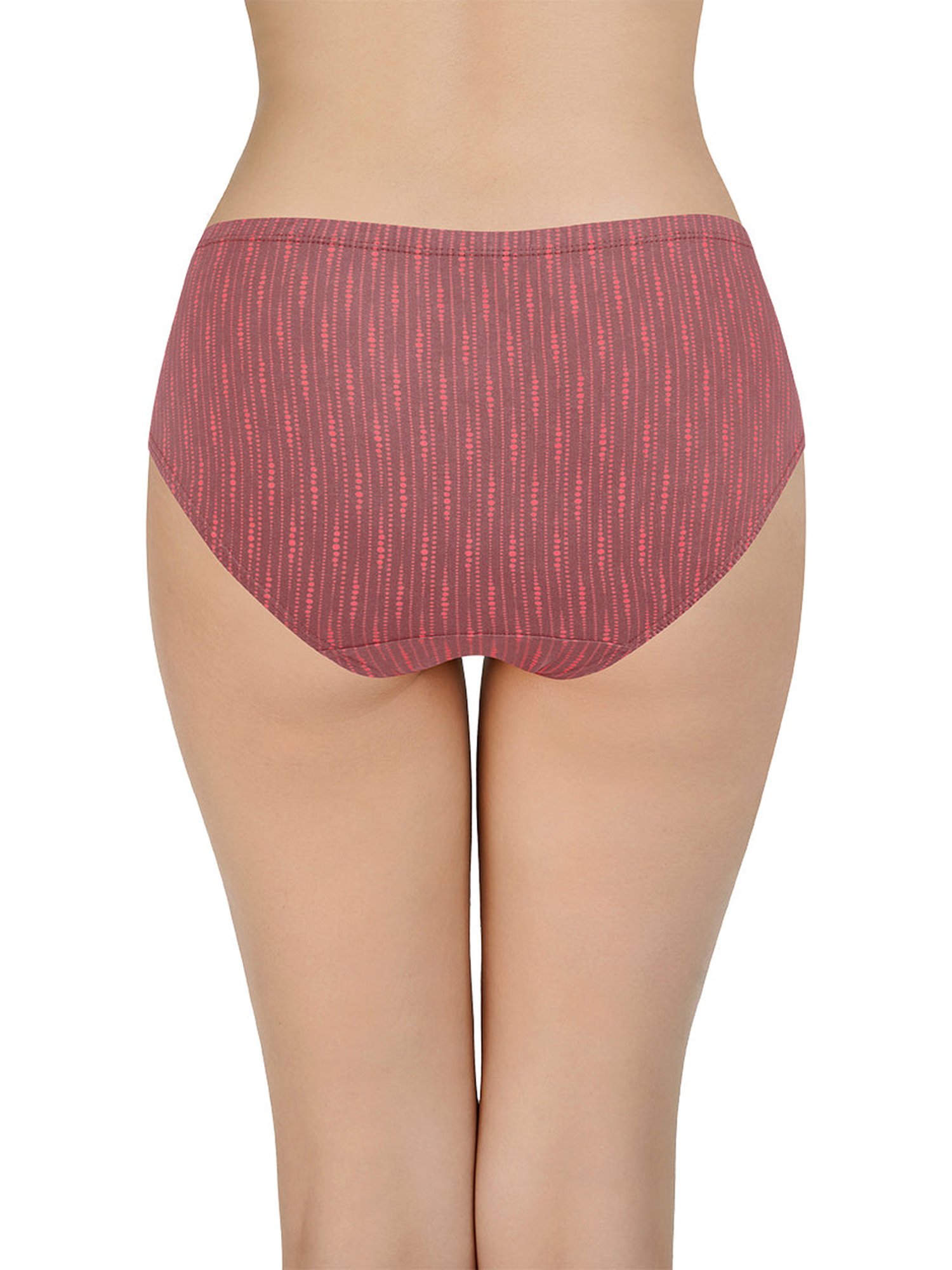 Every De by Amante Brown & Purple Cotton Printed Hipster Panties - Pack Of 3