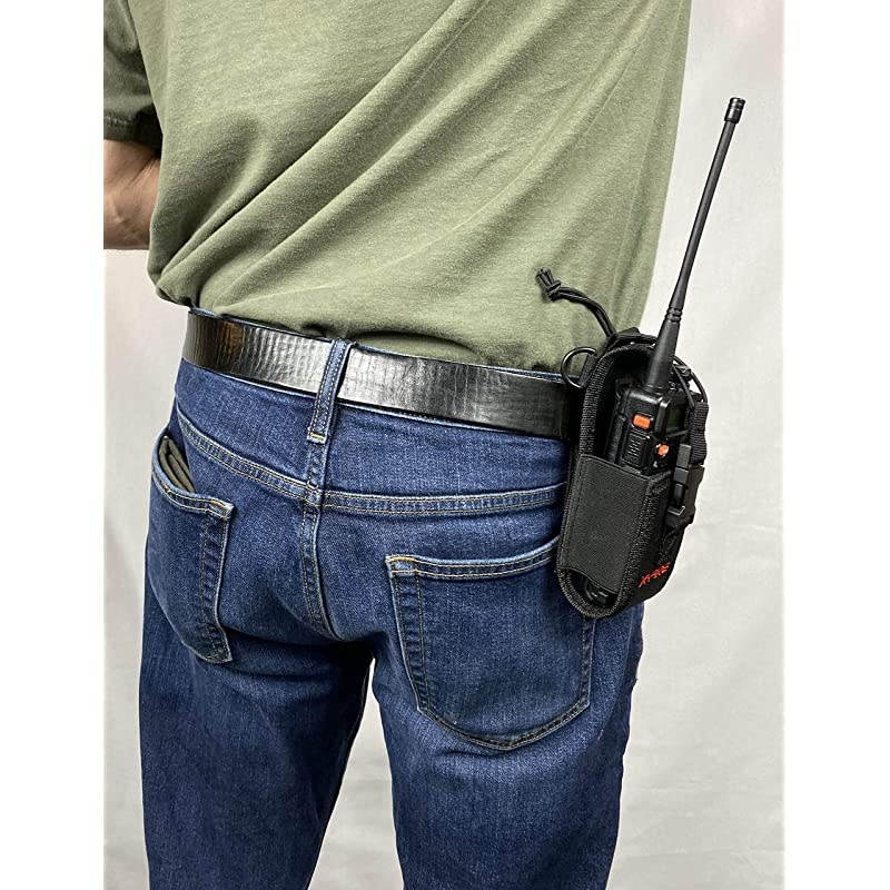 Radio Duty Belt Washable Holder Holster for Portable Tactical Radios APX Two Way Firefighter EMS EMT Fire LE Police Search Rescue Ham CB Walkie Talkie GPS Scanner