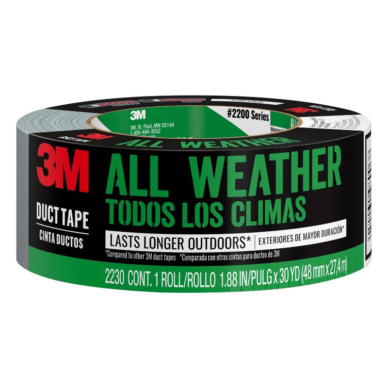 3M Company 1.88" x 30 yd All Weather Duct Industrial Tape