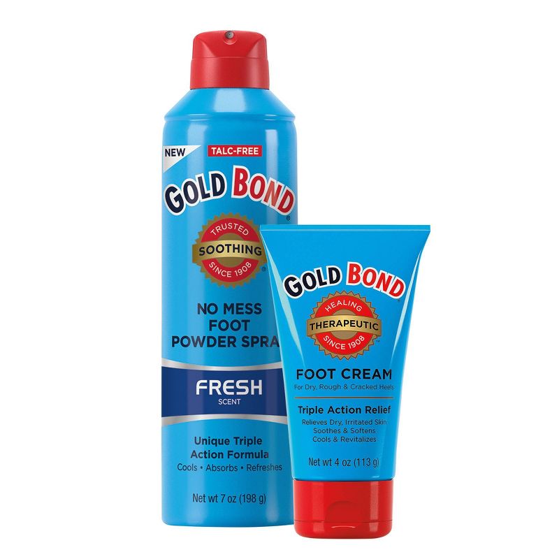 Gold Bond No Mess Foot Powder Spray - 7oz