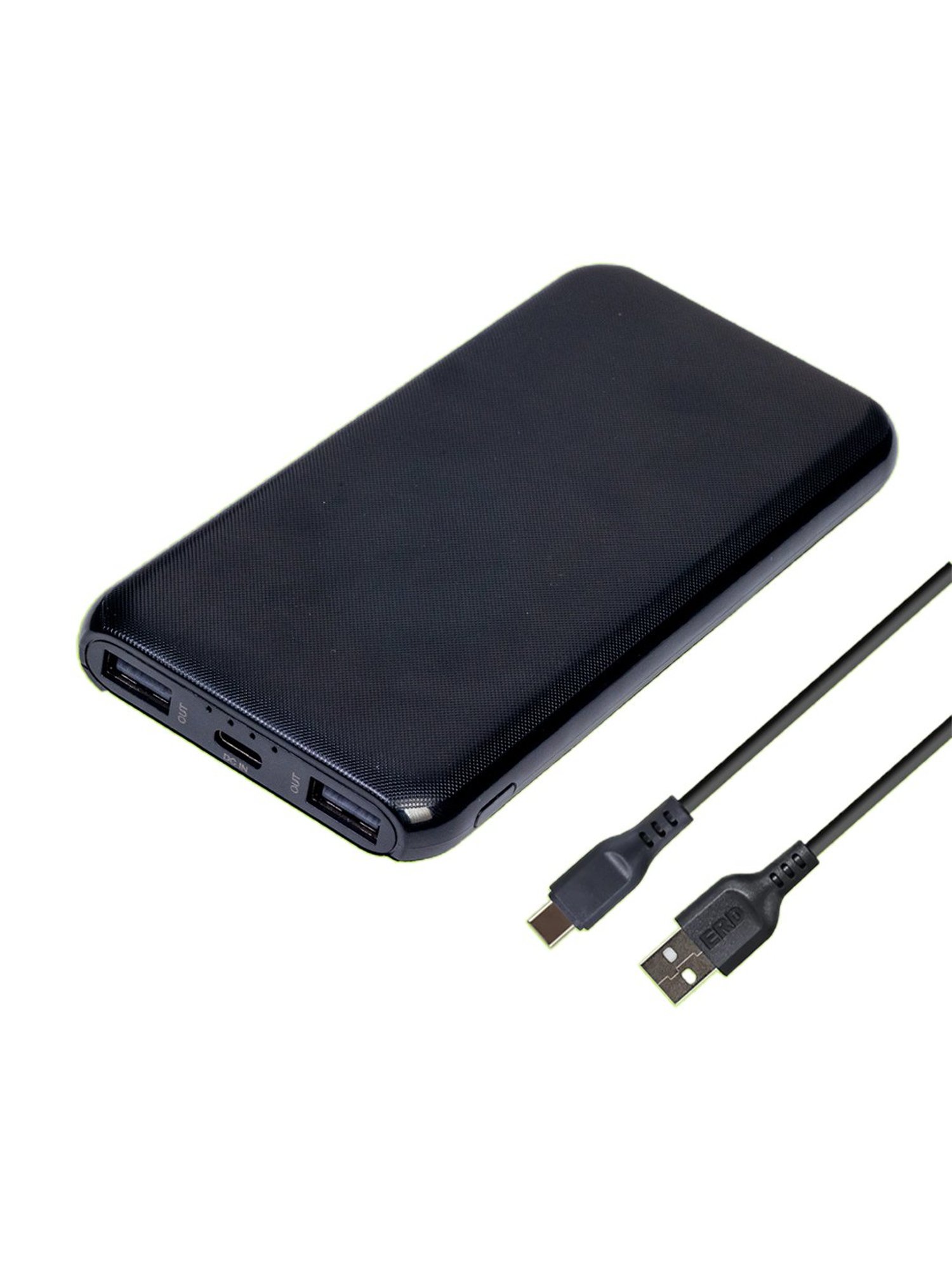 ERD PB-10KE 10000 mAh Li-Polymer Power Bank with Fast Charging (Black)