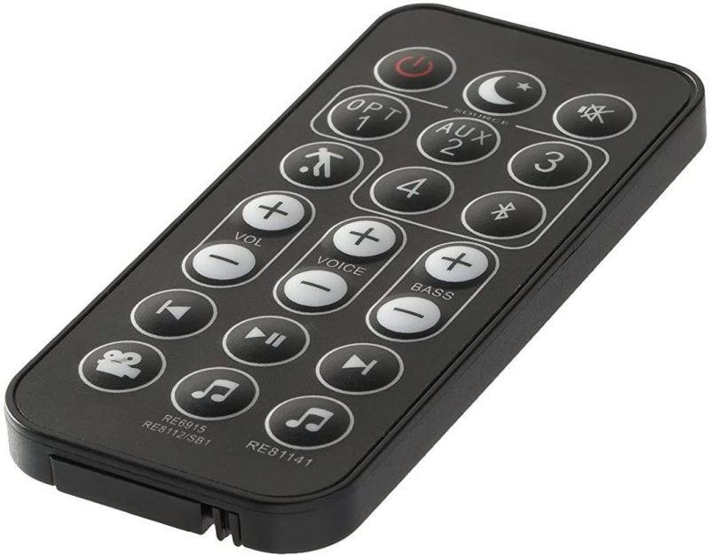 Remote Control for Polk Audio Surroundbar Soundbar RE15031 5000IHT 6000IHT IHT6000 3000IHT IHT3000 SB4000 4000IHT IHT4000 RE13052 RE13051 RE12081 Magnifi 1 ONE Omni SB1 RE8112-1 RE81121 RTRE81121