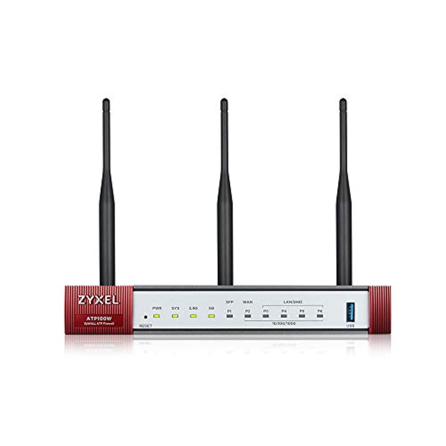 Zyxel ZyWALL 1 Gbps Wireless AC, Advanced Threat Protection Firewall, Next Generation Firewall Bundled with 1-Year Security License Services [ATP100W] (ATP100W)