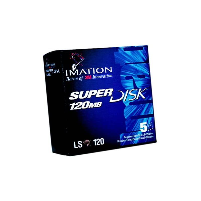 SuperDisk 120MB WindowsDOSIBM formatted 5Pack
