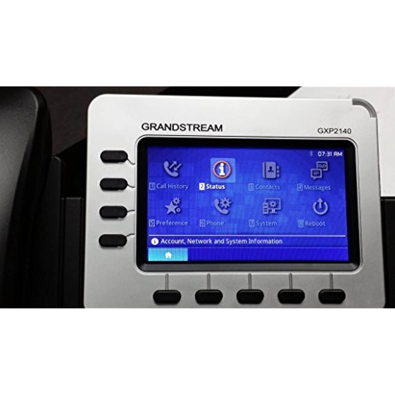 Grandstream Enterprise IP Phone GS-GXP2140 (4.3" Color Display, POE, Power Supply Not Included)