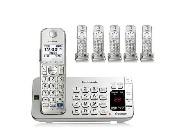 CL82257 DECT 60 Expandable Cordless Phone with Answering System and 2 Handset Rose Gold