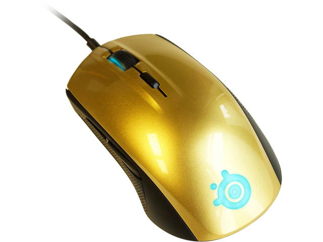 SteelSeries Rival 100 Optical Gaming Mouse - Alchemy Gold
