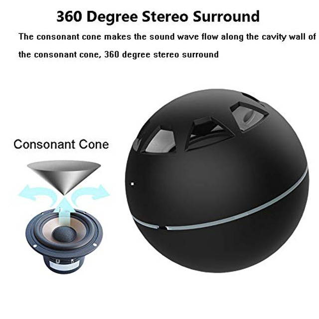 KABADDI Levitating Floating Bluetooth Speaker with 3D Surround Sound,360 Degree Rotation for Desk Decor