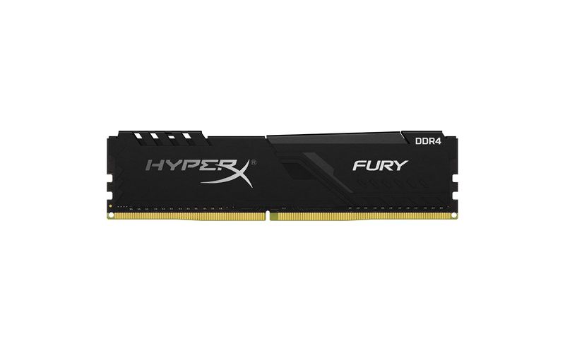 HyperX Fury 4GB DDR4 SDRAM Memory Module - For Desktop PC - 4 GB (1 x 4 GB) - DDR4-2666/PC4-21333 DDR4 SDRAM - CL16 - 1.20 V - Non-ECC - Unbuffered